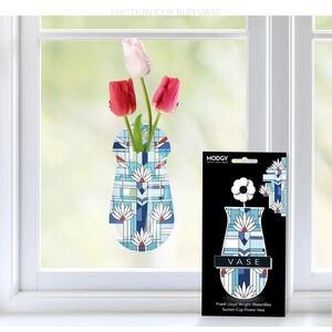 Modgy Plastic Section Cup Window Bud Vase Frank Lloyd Wright Waterlilies New